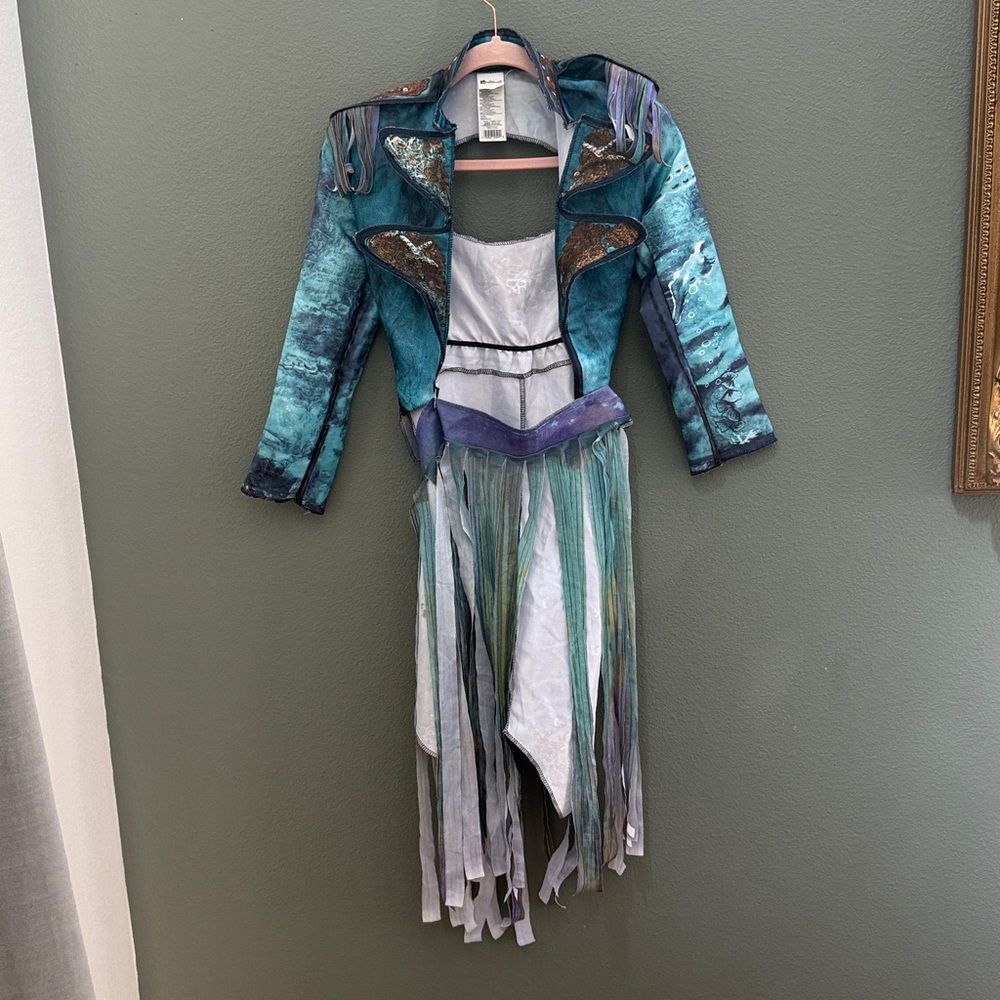 Disney Descendants - Uma Costume Jacket Belted Skirt Sz 10/12